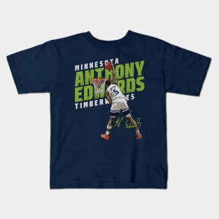 Anthony Edwards Minnesota Slant Kids T-Shirt